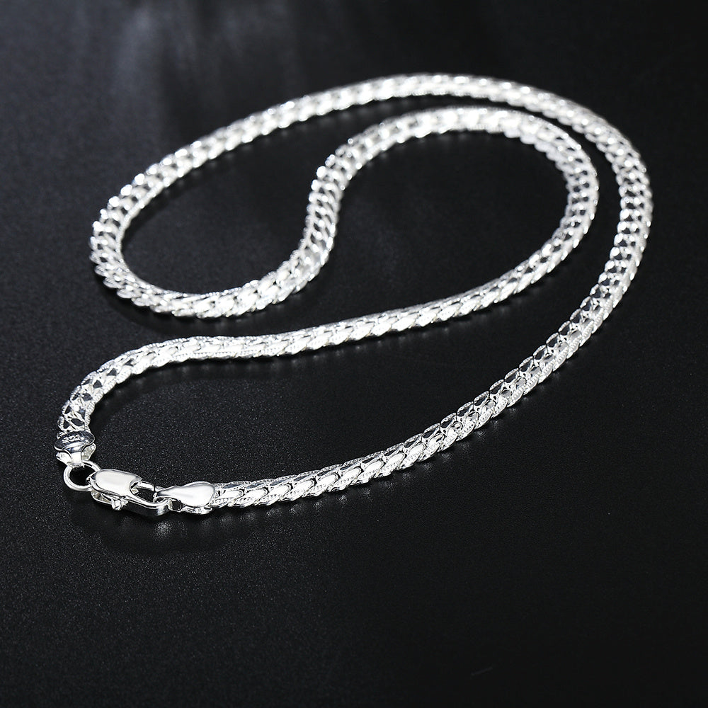 50cm 925 Silver Men's Fashion Necklace