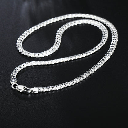 50cm 925 Silver Men's Fashion Necklace