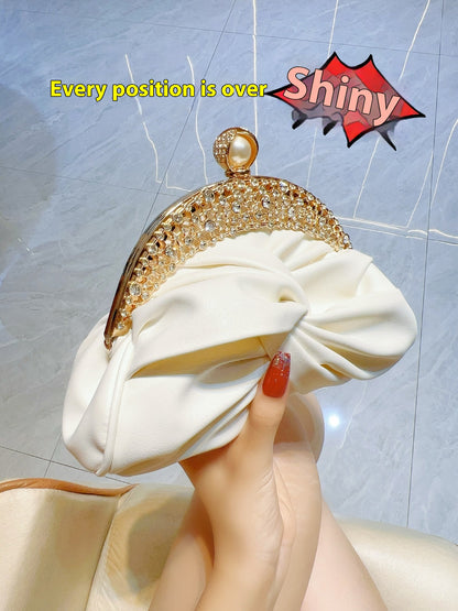 Women Diamond-embedded Fashionable Party Clutch Mini Bag