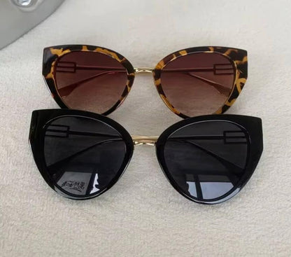 Vintage Cat Eye Women Designer Fashion Driving Shade Eyewear UV400 Sunglasses