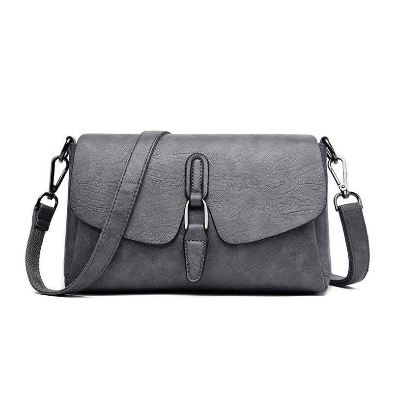 Women Retro All-match Shoulder Crossbody Leather Messenger Bag