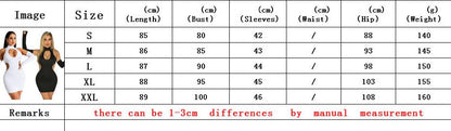 Women's Fashion Skinny Hollow Solid Color Nightclub Party Short Dress