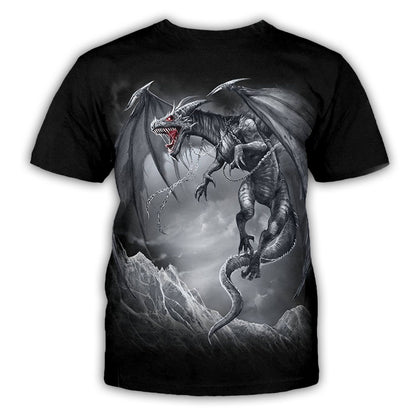 Fashion Women Animal 3D printed Streetwear Hip Hop Tees Tops T-shirts