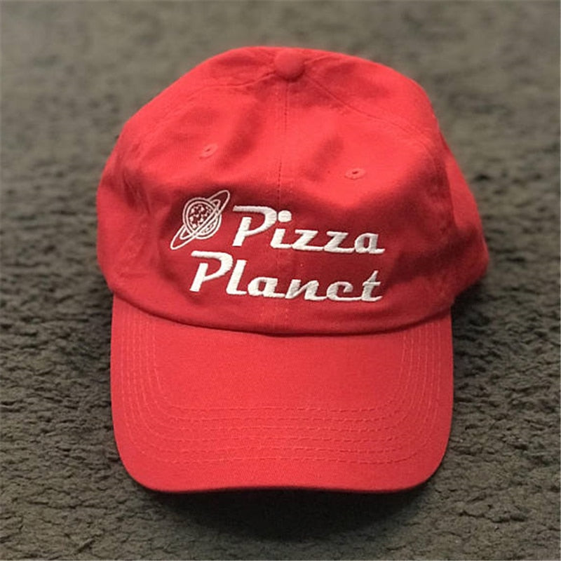 Men Women Pizza Planet Baseball Snapback Embroidery Sport Cap Hats