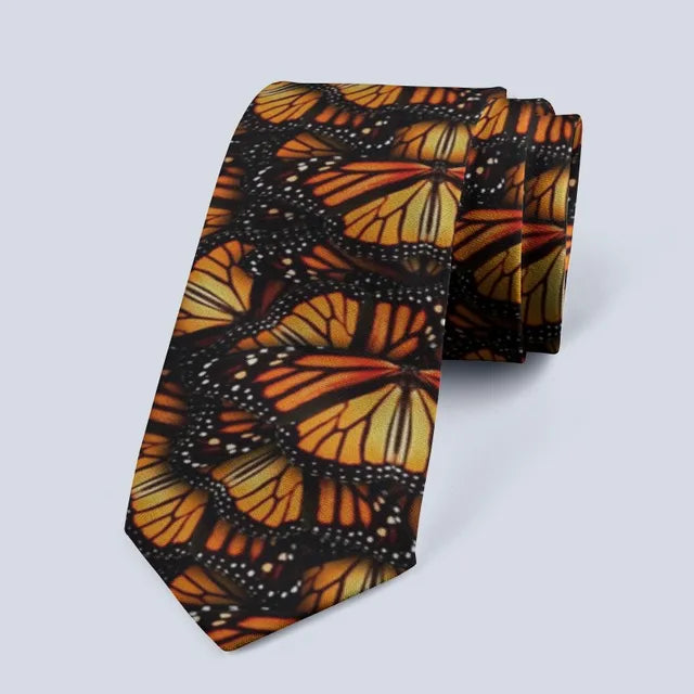 3D Men Printed Fashion Formal 8cm Business Silk Necktie Ties