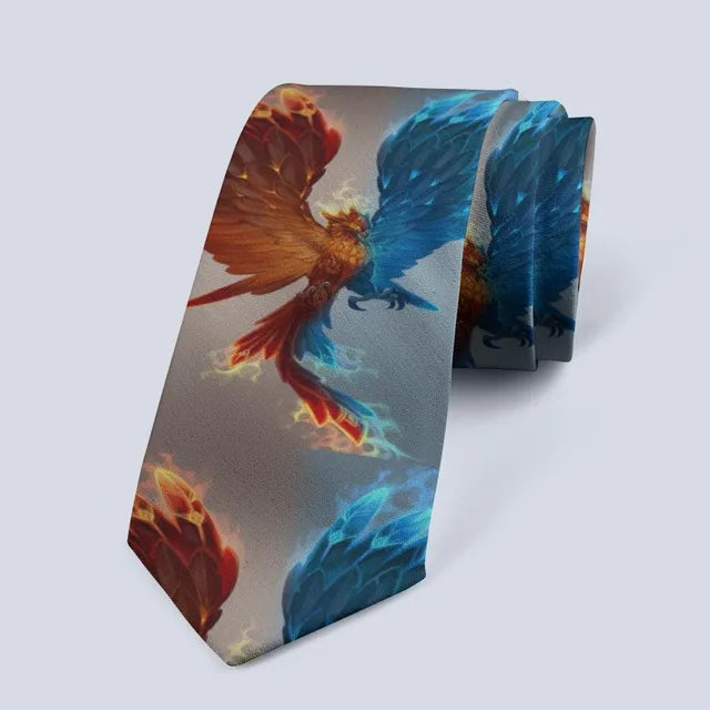 3D Men Printed Fashion Formal 8cm Business Silk Necktie Ties