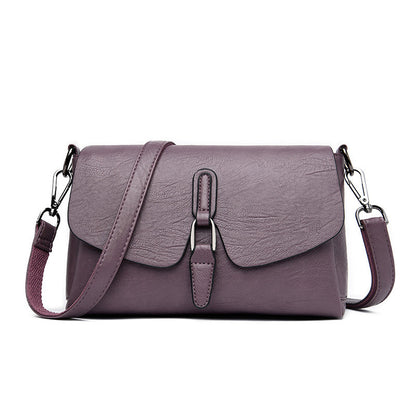 Women Retro All-match Shoulder Crossbody Leather Messenger Bag