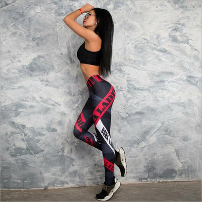 Sexy Workout Fitness High Waist Elastic Sporting Leggings