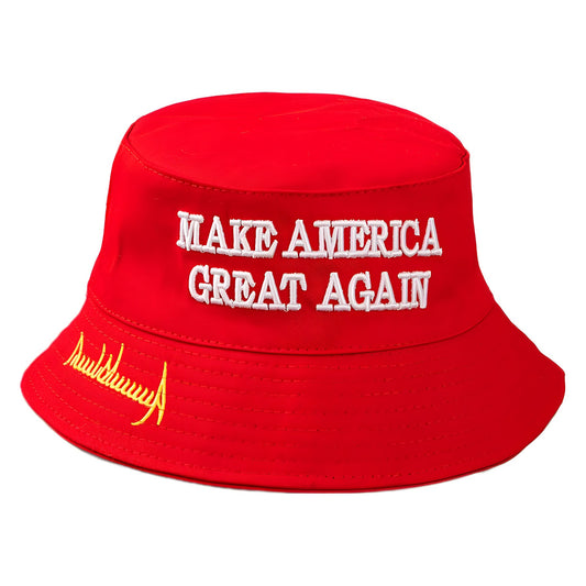 Men Women Make America Great Again Pot Bucket Hat Caps