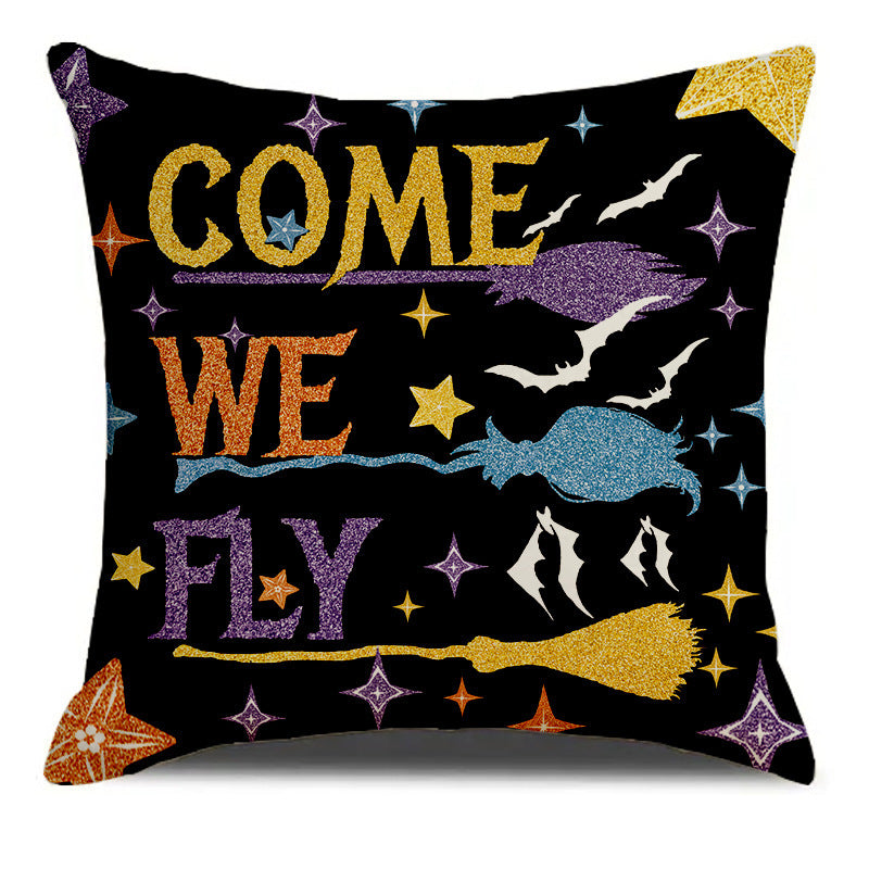 Halloween Printed Home Decor Sofa Cushion Pillowcase Cover