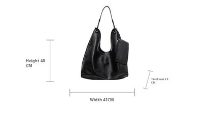 Women's Fashion Shoulder Leather Hobo Handbag Bag