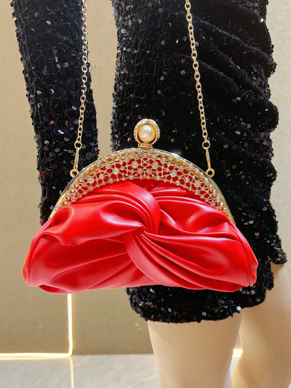 Women Diamond-embedded Fashionable Party Clutch Mini Bag