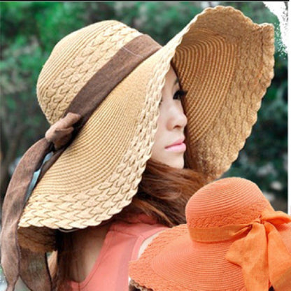 Women's Fashion Summer Sun-proof UV-proof Straw Hat