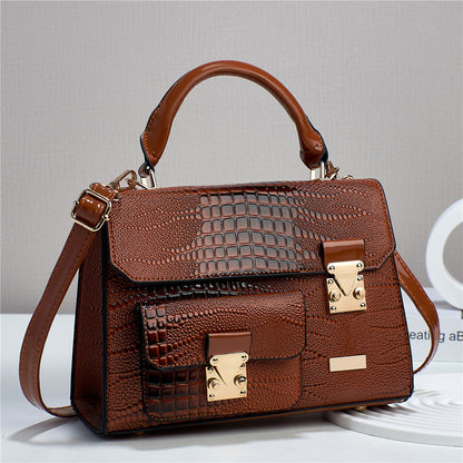 Women Fashion Soft Leather Messenger Bag Handbag