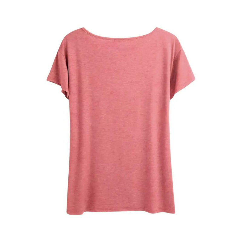 Colorful Butterfly & Heart Print Women's Short Sleeve T-Shirt Tees Tops