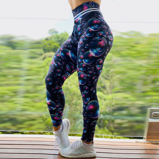 Sexy Women Stretch Slimming High Waist Tights Running Workout Pants Yoga Leggings