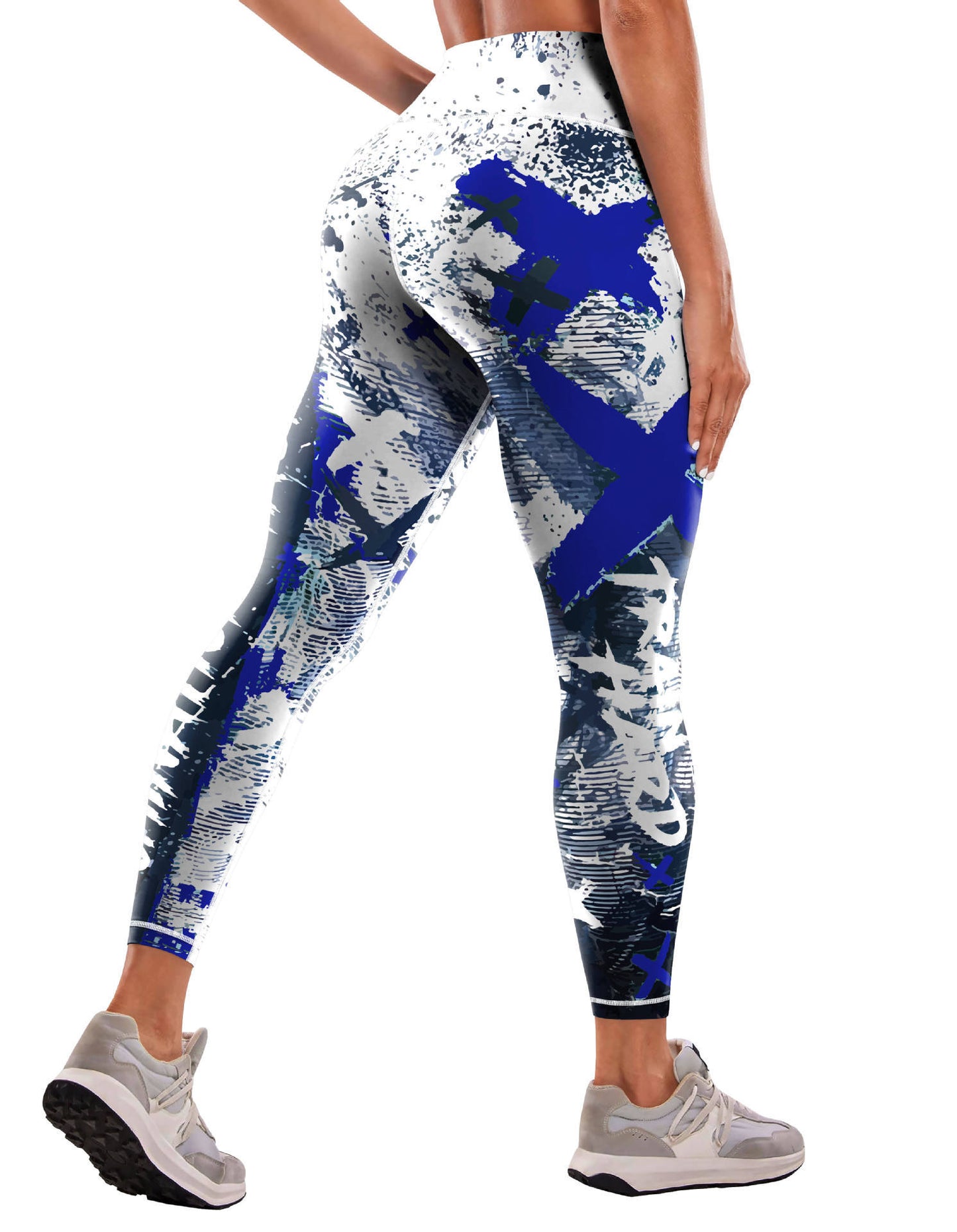 Sexy Printed Sports Fitness High Waist Tight Yoga Pants Leggings