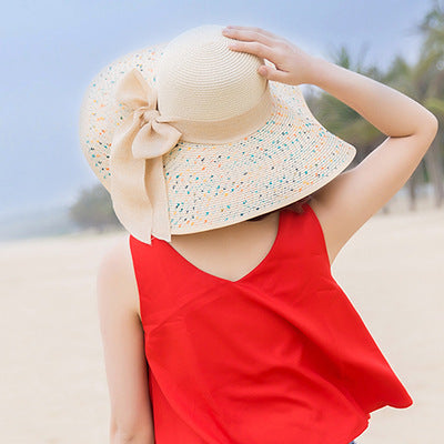 Women Fashion Large Foldable Rim Beach Hat