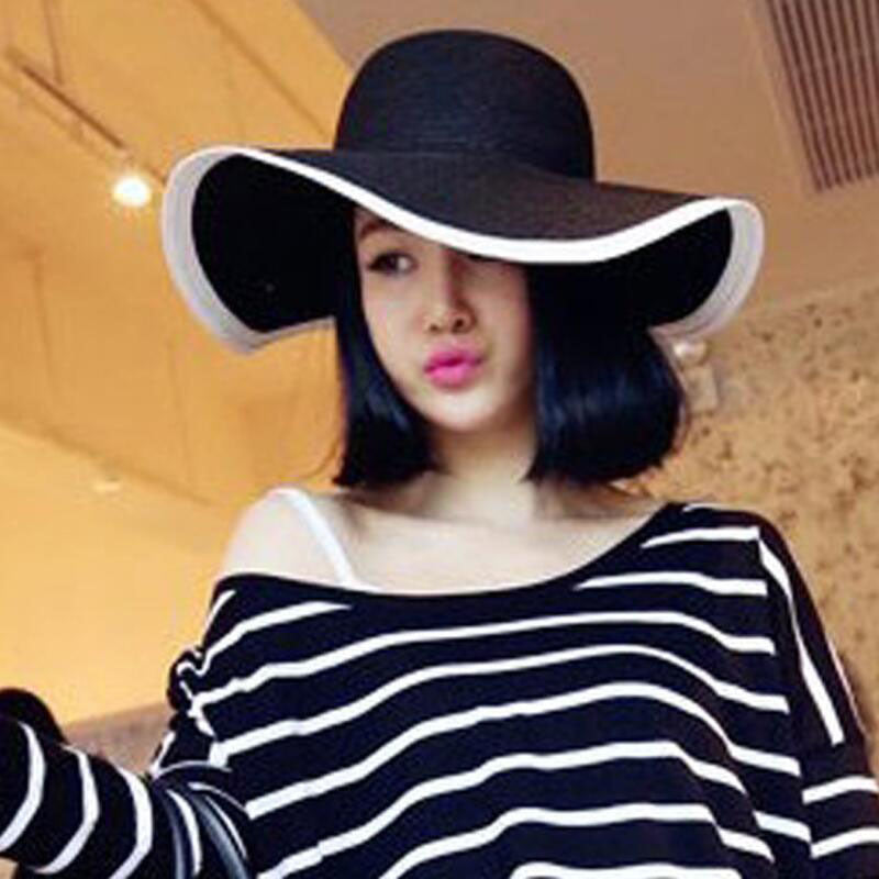 Women Fashion Sunshade beach Vacation Travel Hat