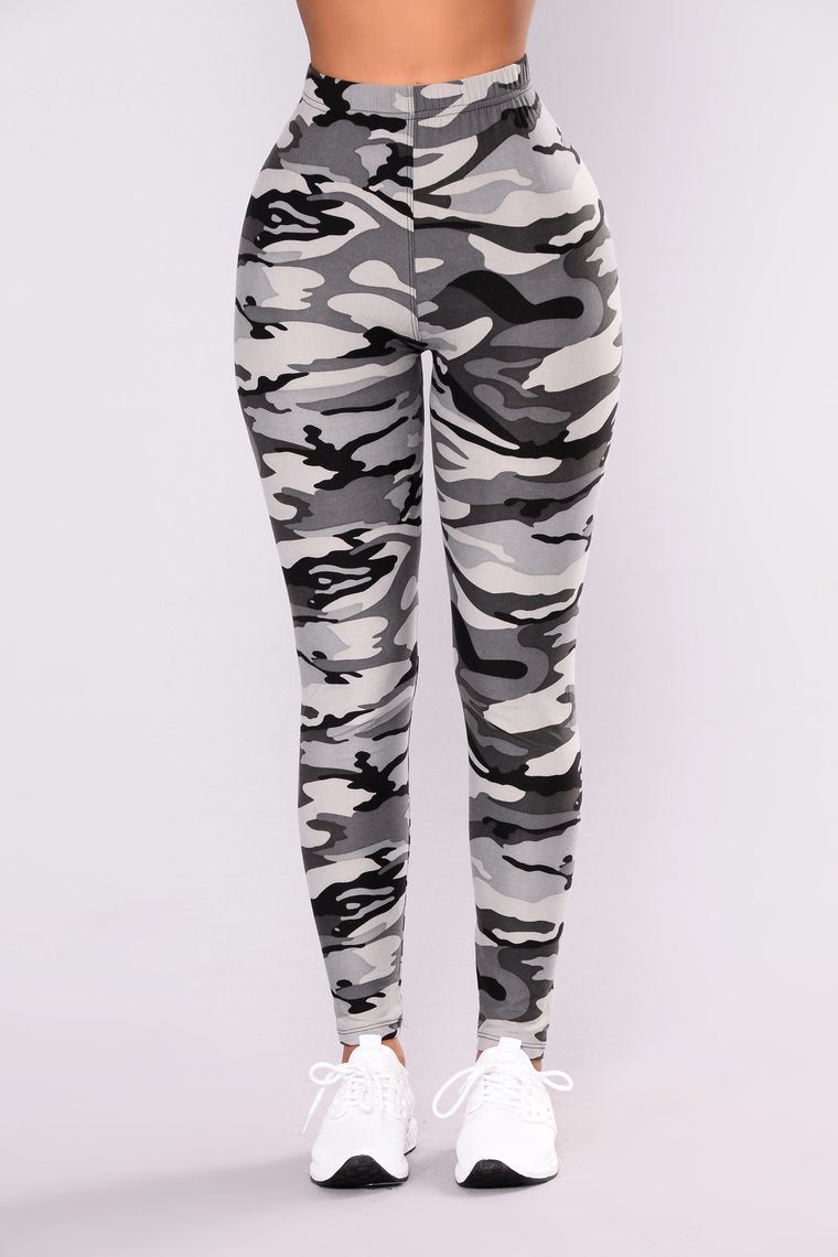 Sexy Women Camouflage Printed Party Legging Pants