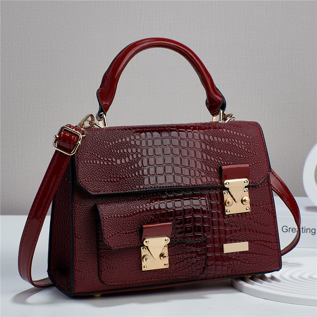 Women Fashion Soft Leather Messenger Bag Handbag