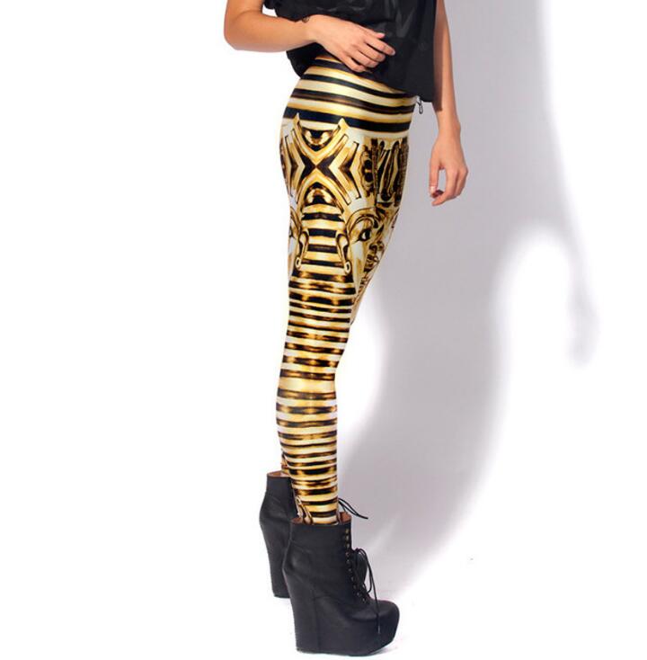 Sexy Egyptian Pharaoh King Tut 3d Digital Printed Leggings Pants