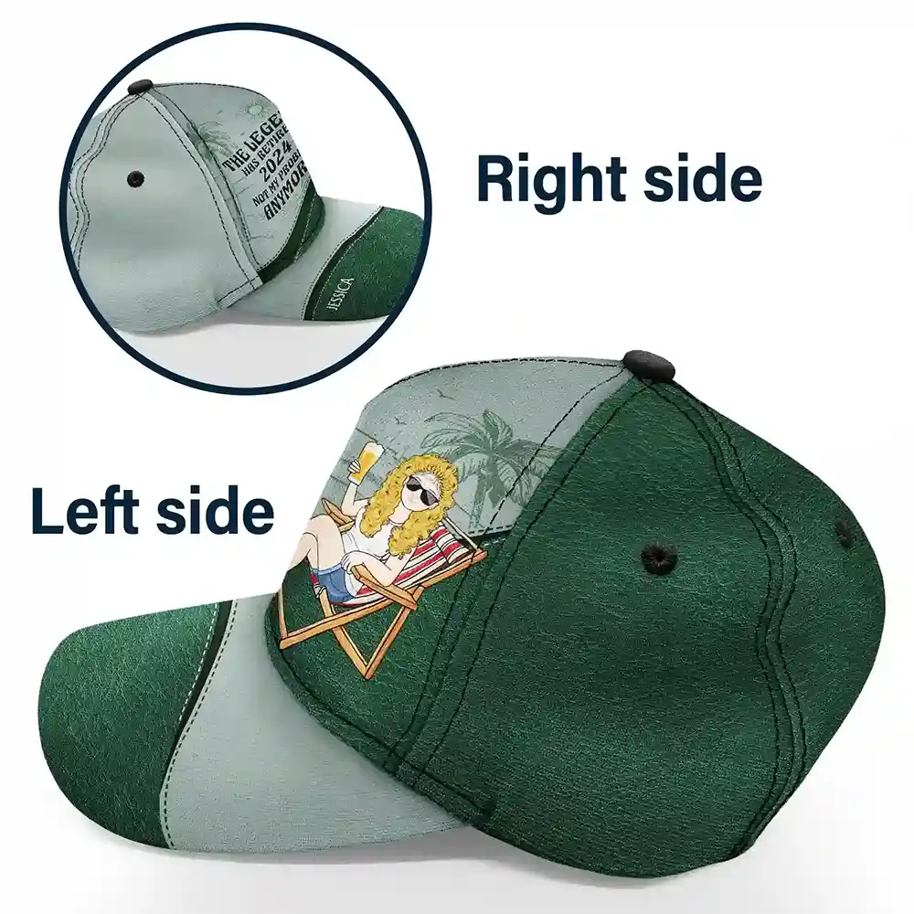 The Legend Has Retired 22/23/24 Not My Problem Anymore - Personalized Classic Caps Hat