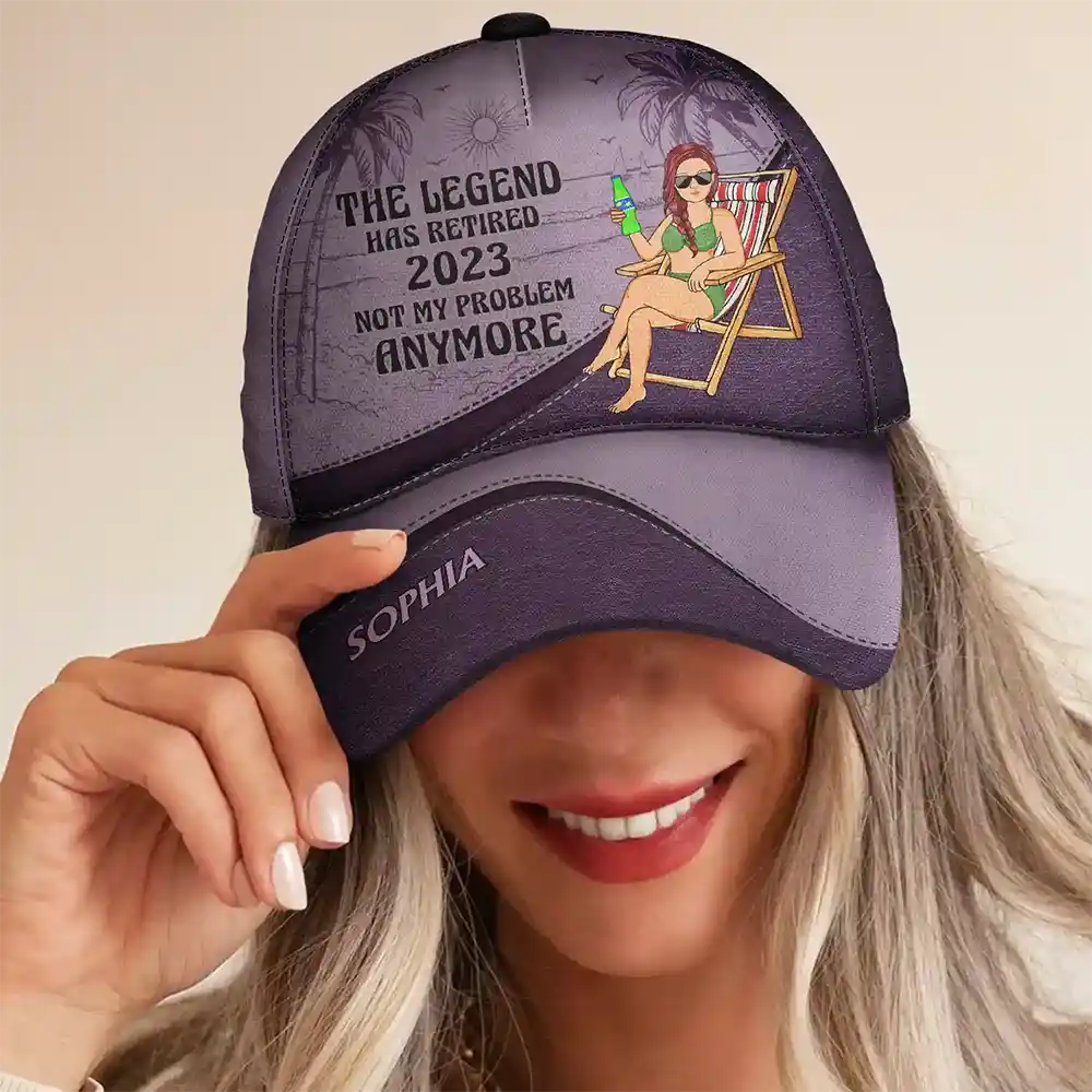 The Legend Has Retired 22/23/24 Not My Problem Anymore - Personalized Classic Caps Hat
