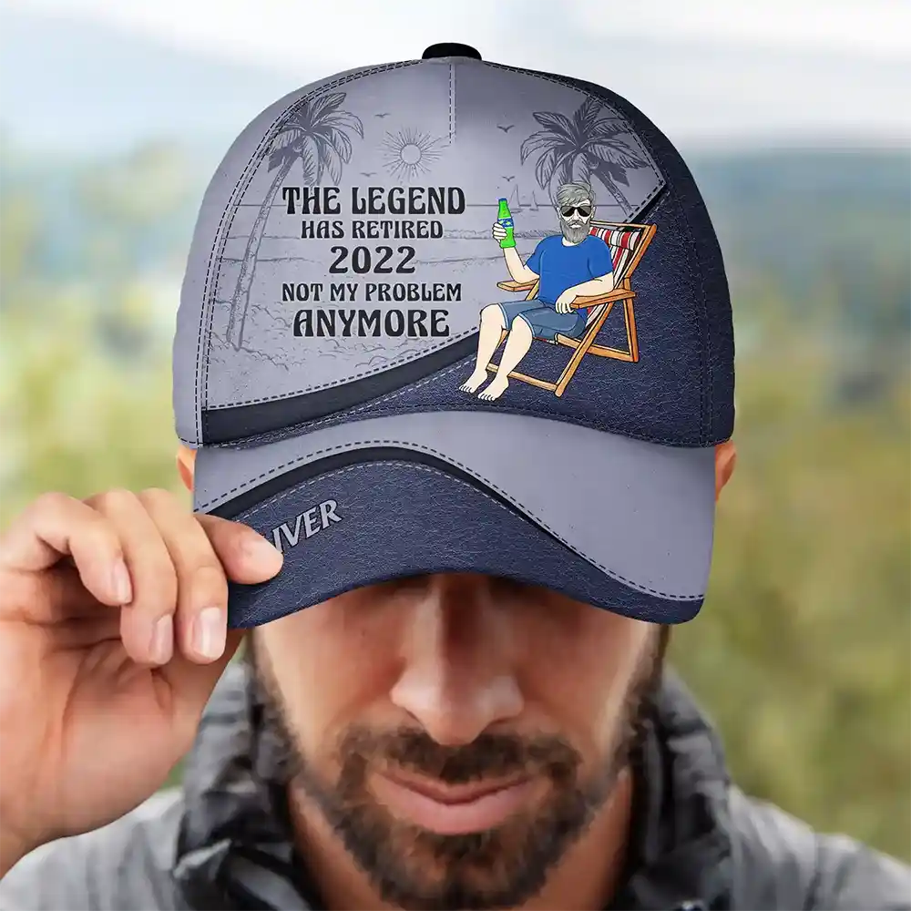 The Legend Has Retired 22/23/24 Not My Problem Anymore - Personalized Classic Caps Hat