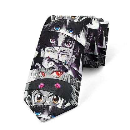 8cm Anime Printed Fashion Groomsmen Necktie Wedding Ties