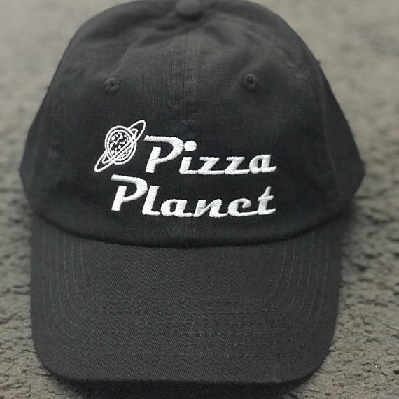 Men Women Pizza Planet Baseball Snapback Embroidery Sport Cap Hats