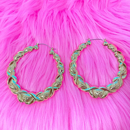 Bohemia Charms Fashion Big Hoops Women Y2K Earrings