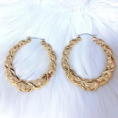 Bohemia Charms Fashion Big Hoops Women Y2K Earrings