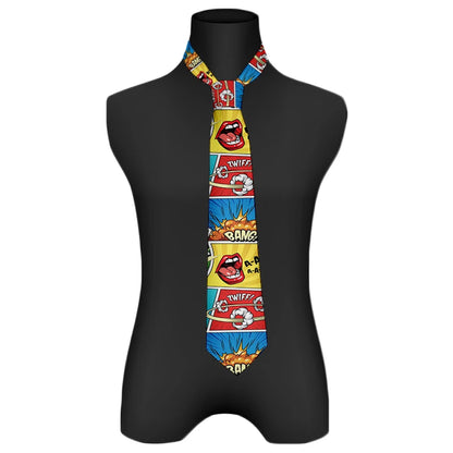 8cm Men Cartoon Printed Wedding Groom Neckties Ties