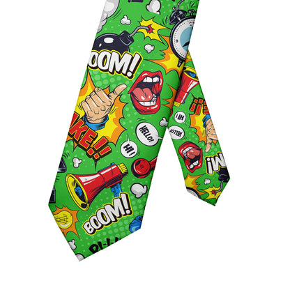 8cm Men Cartoon Printed Wedding Groom Neckties Ties