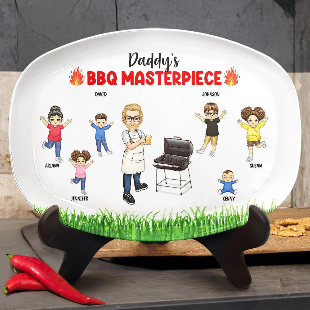 Grilling Plate Awesome BBQ - Personalized Plate
