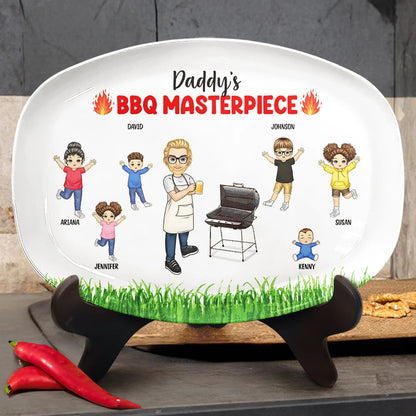 Grilling Plate Awesome BBQ - Personalized Plate