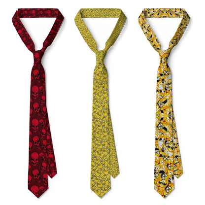 8cm Cartoon Fashion Men Slim Fit Business Wedding Neckties Ties