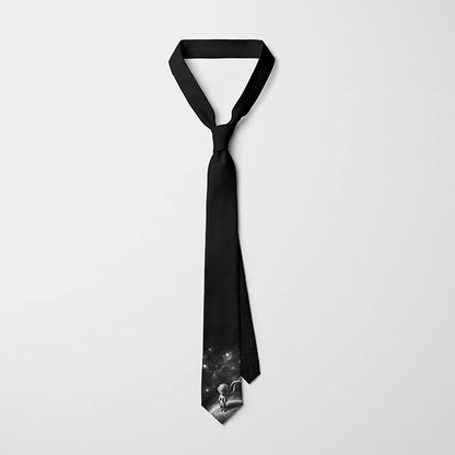 8cm Men Fashion Little Prince Art Printed Slim Neckties Ties