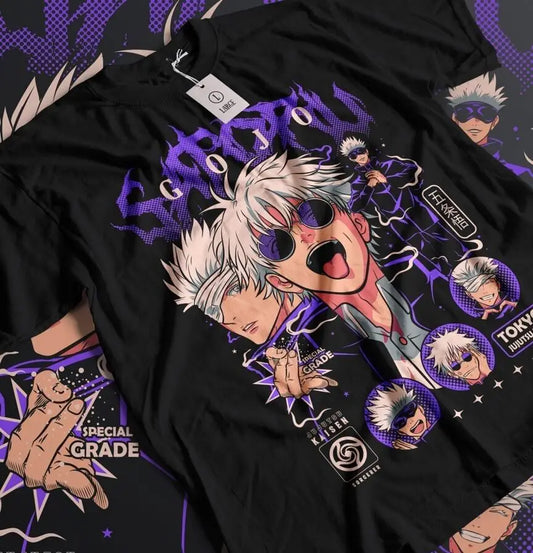 Gojo Satoru Jujutsu Kaisen Mahito Anime Horror Tees Shirt