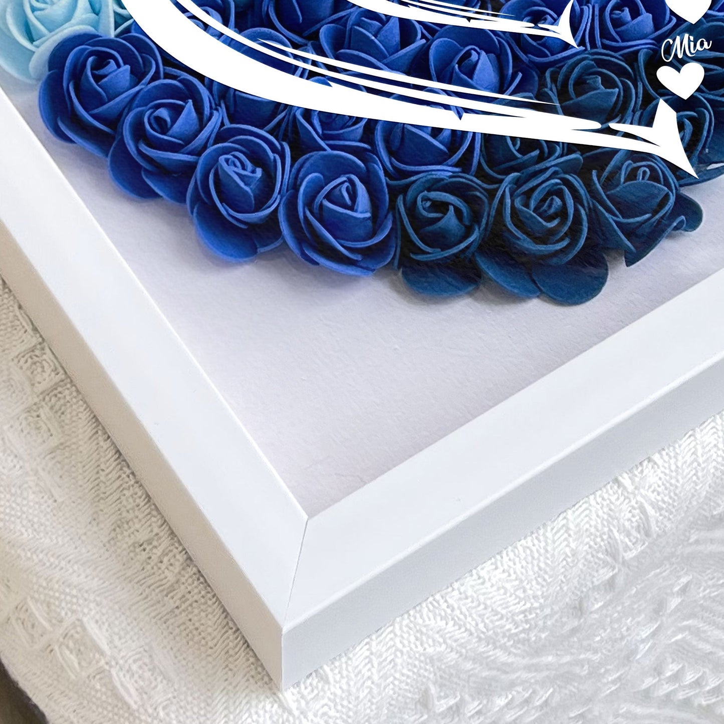 Grandmom Hearts Mommy Hearts - Personalized Flower Shadow Box