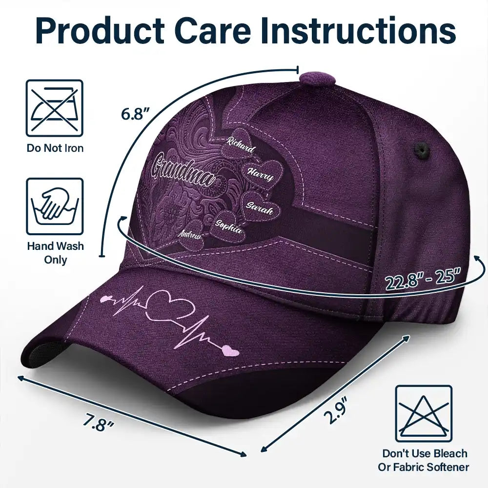 Grammy's Little Sweethearts - Personalized Classic Cap