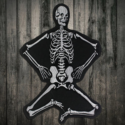 Skull Vest Embroidery Rider Iron on DIY Patches Patch Clothes