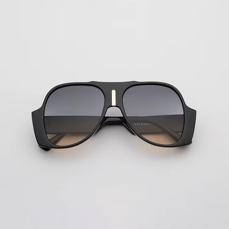 Men Women Vintage Shades Big UV400 Oversized Square Sunglasses Glasses