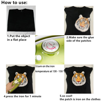 plant Cannibal flower Badges DIY Patc Iron on Embroidered  Applique Backpack Clothing