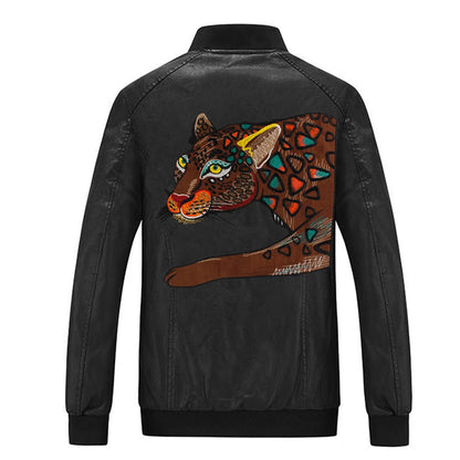Embroidery Domineering Large Leopard patch Sew on Applique clothes DIY Craft
