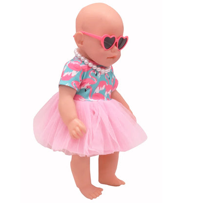 43cm American Baby Doll 18-inch Newborn Clothes Toys Gift