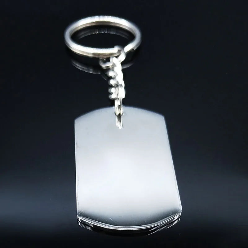 Men Women Fashion Stainless Steel for My Wife Love Keyring Keychain