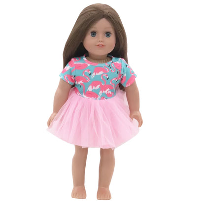 43cm American Baby Doll 18-inch Newborn Clothes Toys Gift