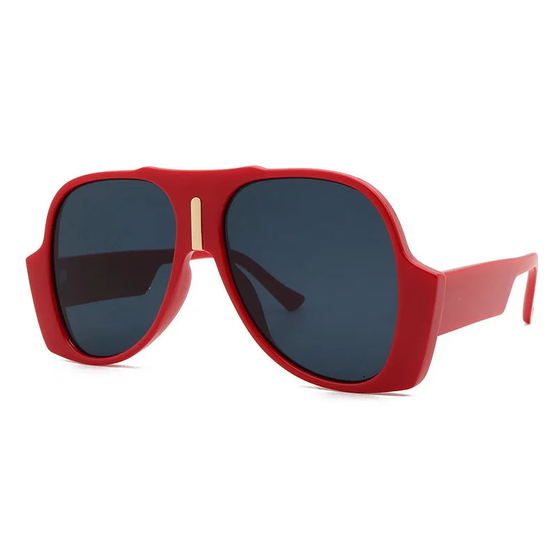 Men Women Vintage Shades Big UV400 Oversized Square Sunglasses Glasses